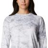 imageColumbia Womens Super Tidal Tee Long SleeveCool Grey Pfg Camo Print