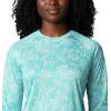 imageColumbia Womens Super Tidal Tee Long SleeveDolphin Archive Palms Print