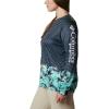 imageColumbia Womens Super Tidal Tee Long SleeveDolphin Wild Stripes Print