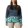imageColumbia Womens Super Tidal Tee Long SleeveDolphin Wild Stripes Print