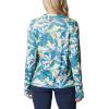 imageColumbia Womens Super Tidal Tee Long SleeveElectric Turquoise Hidden Paradise