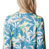 imageColumbia Womens Super Tidal Tee Long SleeveElectric Turquoise Hidden Paradise