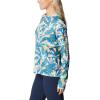 imageColumbia Womens Super Tidal Tee Long SleeveElectric Turquoise Hidden Paradise