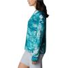 imageColumbia Womens Super Tidal Tee Long SleeveElectric Turquoise Realtree Horizon