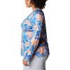 imageColumbia Womens Super Tidal Tee Long SleeveHarbor Blue Batik Floral Print