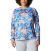 imageColumbia Womens Super Tidal Tee Long SleeveHarbor Blue Batik Floral Print