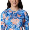 imageColumbia Womens Super Tidal Tee Long SleeveHarbor Blue Batik Floral Print