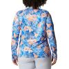 imageColumbia Womens Super Tidal Tee Long SleeveHarbor Blue Batik Floral Print
