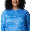 imageColumbia Womens Super Tidal Tee Long SleeveHarbor Blue Contour Fish