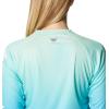 imageColumbia Womens Super Tidal Tee Long SleeveOpal Blue  Pfg Gradient