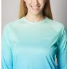 imageColumbia Womens Super Tidal Tee Long SleeveOpal Blue  Pfg Gradient