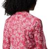 imageColumbia Womens Super Tidal Tee Long SleeveRed Lily Archive Palms Print