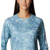 imageColumbia Womens Super Tidal Tee Long SleeveStorm Contour Fish