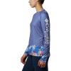 imageColumbia Womens Super Tidal Tee Long SleeveStormy Blue Wild Stripes Print