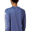 imageColumbia Womens Super Tidal Tee Long SleeveStormy Blue Wild Stripes Print