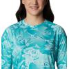 imageColumbia Womens Super Tidal Tee Long SleeveTropic Water Fish Frenzy Print