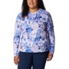 imageColumbia Womens Super Tidal Tee Long SleeveViolet Sea Philo Palms