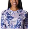 imageColumbia Womens Super Tidal Tee Long SleeveViolet Sea Philo Palms