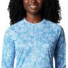 imageColumbia Womens Super Tidal Tee Long SleeveYacht Archive Palms Print