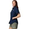 imageColumbia Womens Tamiami II Plus Size Short Sleeve ShirtCollegiate Navy