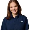 imageColumbia Womens Tamiami II Plus Size Short Sleeve ShirtCollegiate Navy