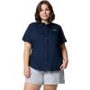 imageColumbia Womens Tamiami II Plus Size Short Sleeve ShirtCollegiate Navy