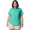 imageColumbia Womens Tamiami II Plus Size Short Sleeve ShirtGlaze Green