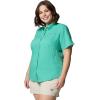 imageColumbia Womens Tamiami II Plus Size Short Sleeve ShirtGlaze Green