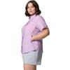 imageColumbia Womens Tamiami II Plus Size Short Sleeve ShirtHydrangea
