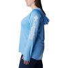 imageColumbia Womens Tidal Tee HoodieAgateSatin Pink Logo