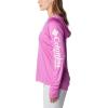 imageColumbia Womens Tidal Tee HoodieBright LavenderWhite Logo