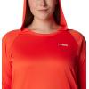 imageColumbia Womens Tidal Tee HoodieBright PoppyWhite Logo
