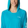 imageColumbia Womens Tidal Tee HoodieOcean TealWhite Logo