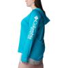 imageColumbia Womens Tidal Tee HoodieOcean TealWhite Logo