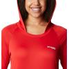 imageColumbia Womens Tidal Tee HoodieRed SparkWhite Logo