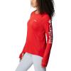 imageColumbia Womens Tidal Tee HoodieRed SparkWhite Logo