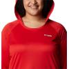 imageColumbia Womens Tidal Tee HoodieRed SparkWhite Logo