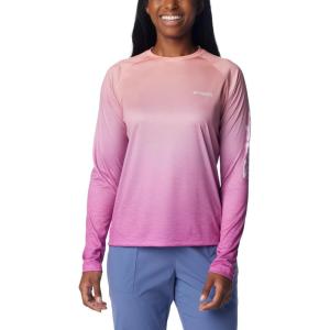 imageColumbia Womens Super Tidal Tee Long SleeveBright Lavender Gradient Scalefade