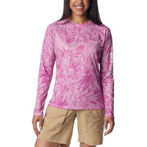 imageColumbia Womens Super Tidal Tee Long SleeveBright Lavender Tropictones