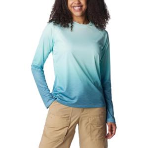 imageColumbia Womens Super Tidal Tee Long SleeveCanyon Blue Gradient Scalefade