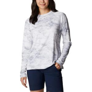 imageColumbia Womens Super Tidal Tee Long SleeveCool Grey Pfg Camo Print