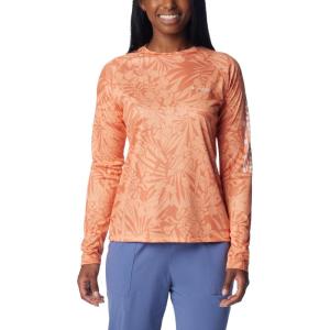imageColumbia Womens Super Tidal Tee Long SleeveDusty Orange Tropictones