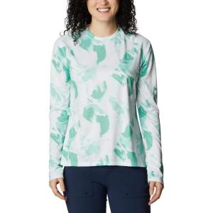 imageColumbia Womens Super Tidal Tee Long SleeveKelpAuroras Print