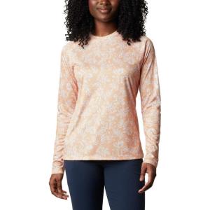 imageColumbia Womens Super Tidal Tee Long SleeveLight Juice Archive Palms Print
