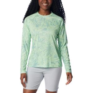 imageColumbia Womens Super Tidal Tee Long SleeveNew Mint Tropictones