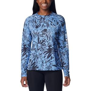 imageColumbia Womens Super Tidal Tee Long SleeveNocturnal Tropictones