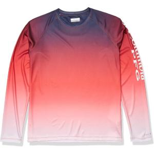 imageColumbia Womens Super Tidal Tee Long SleeveRed Lily Gradient