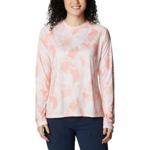 imageColumbia Womens Super Tidal Tee Long SleeveTiki PinkAuroras Print