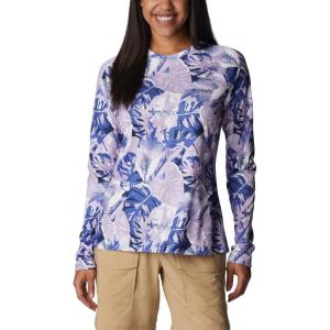 imageColumbia Womens Super Tidal Tee Long SleeveViolet Sea Philo Palms