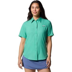 imageColumbia Womens Tamiami II Plus Size Short Sleeve ShirtGlaze Green